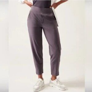 Athleta Size 22 Brooklyn Ankle Pant Purple EUC